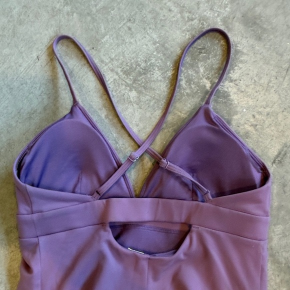 ALO Yoga Lavender Crossback Athletic Dress - Picture 5 of 6